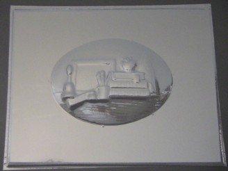 2507 Teacher Plaque Chocolate Candy Mold